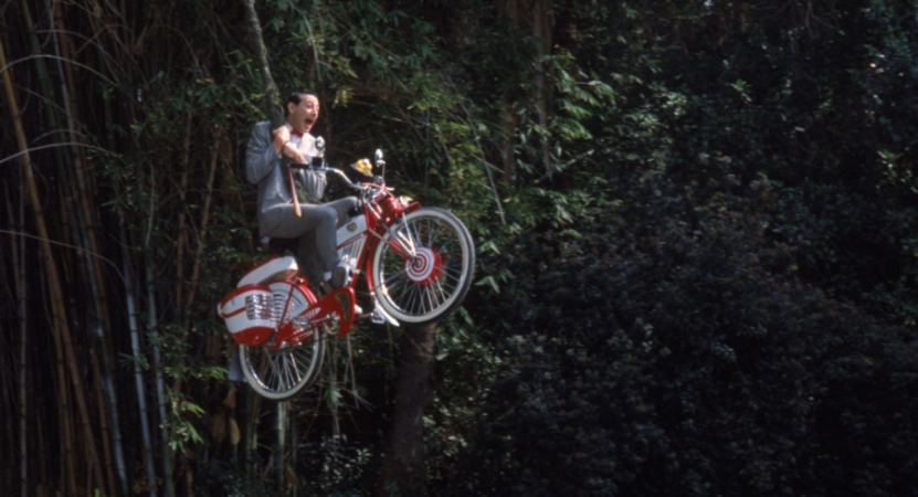 Still image from Pee-wee's Big Adventure.